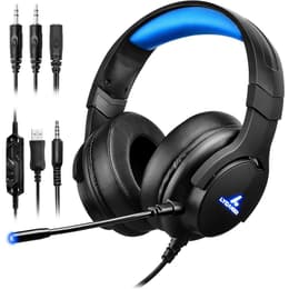 Cascos gaming con cable micrófono Lycander LGH-568 - Negro/Azul