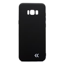 Funda Galaxy S8Plus y pantalla protectora - Plástico - Negro
