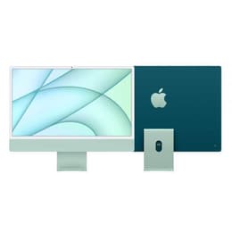 iMac 24" (2021) M1 de Apple con CPU de 8 núcleos GPU de 7 núcleos - 256 GB SSD - 8 GB QWERTY - Español Vidrio estándar