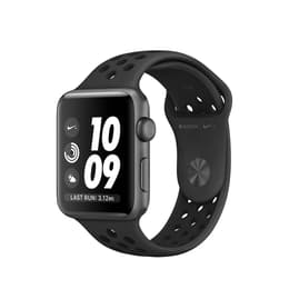 Apple Watch (Series 3) 2017 GPS + Cellular 42 mm - Aluminio Gris espacial - Correa Nike Sport Negro