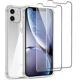 Funda iPhone 11 y 2 protectores de pantalla - TPU - Transparente