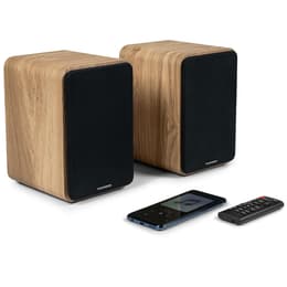Altavoz Bluetooth Enceintes de bibliothèque, Caisson Bois COSY - 100W - Thomson WS602DUO - Bluetooth 5.0, Entrée optique câble inclus -
