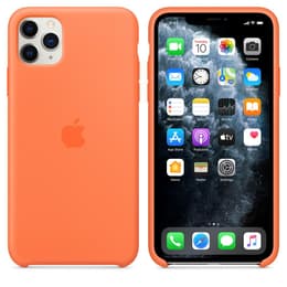 Funda Folio Apple iPhone 11 Pro Max - Silicona Naranja