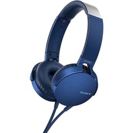 Cascos con cable micrófono Sony MDR-XB550AP Extra Bass - Azul
