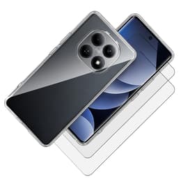 Funda Redmi Note 15 y 2 protectores de pantalla - TPU - Transparente