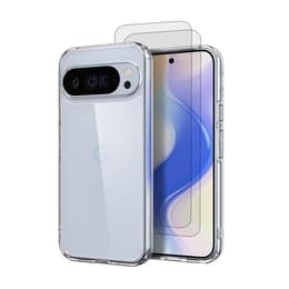 Funda Pixel 10 Pro XL y 2 protectores de pantalla - TPU - Transparente