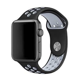 Apple Watch (Series 3) 2017 GPS 38 mm - Aluminio Gris espacial - Deportiva Nike Negro/Blanco