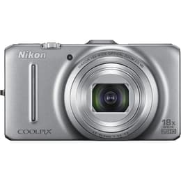 Nikon Coolpix S9300 - Plata + Nikon Nikon Nikkor 18x Wide Optical Zoom 25-450 mm f/3.5-5.9 ED VR