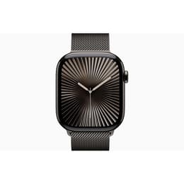 Apple Watch Series 10 (2024) GPS + Cellular 46 mm - Titanio Pizarra - Pulsera Milanese Loop Negro