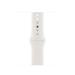 Apple Watch Series 6 (2020) GPS + Cellular 40 mm - Acero inoxidable Oro - Correa deportiva Blanco