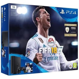 PlayStation 4 Slim 1000GB - Negro + FIFA 18