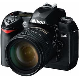 Réflex D70S - Negro + Nikon Nikon 18-70mm f/3.5-4.5G ED IF AF-S DX Nikkor Zoom Lens f/3.5-4.5
