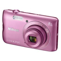 Cámara compacta Coolpix A300 - Rosa + Nikon Nikkor 8x Wide Optical Zoom VR 25-200mm f/3.7-6.6 f/3.7-6.6