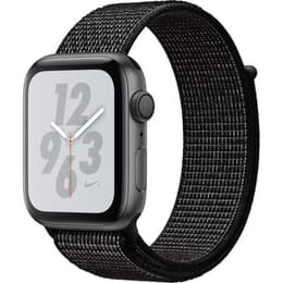 Apple Watch (Series 4) 2018 GPS 44 mm - Aluminio Gris espacial - Nailon trenzado Negro