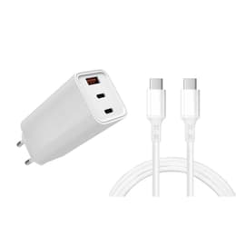 Cable y enchufe (USB-C + USB-C) 65W - WTK