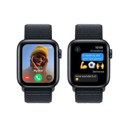 Apple Watch Series SE 2 (2022) GPS 40 mm - Aluminio Medianoche - Correa loop deportiva Negro