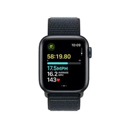 Apple Watch Series SE 2 (2022) GPS 40 mm - Aluminio Medianoche - Correa loop deportiva Negro