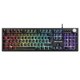 Spirit Of Gamer Teclado AZERTY Francés retroiluminado Pro K7