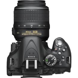 Réflex D5200 - Negro + Nikon AF-S DX Nikkor 18-55mm f/3.5-5.6G VR f/3.5-5.6