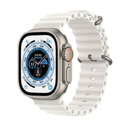 Apple Watch Ultra 2 (2023) GPS + Cellular 49 mm - Titanio Titanio natural - Correa Ocean Blanco