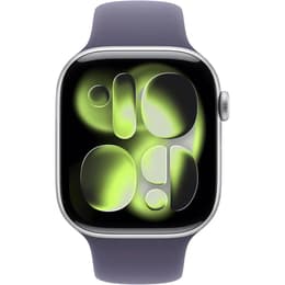 Apple Watch (2025) GPS 42 mm - Aluminio Plata - Correa deportiva Gris