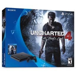 PlayStation 4 Slim 500GB - Negro + Uncharted 4