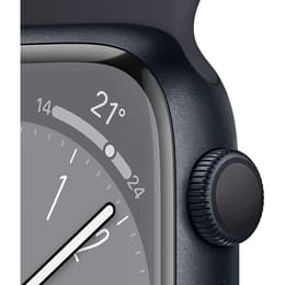 Apple Watch (Series SE) 2022 GPS + Cellular 44 mm - Aluminio Medianoche - Correa deportiva Negro