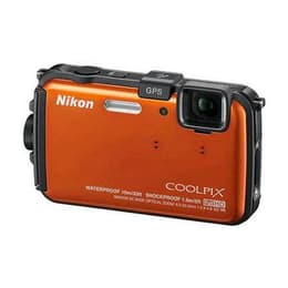 Cámara compacta Coolpix AW110 - Naranja/Negro + Nikon Nikkor Wide Optical Zoom f/3.9-4.8