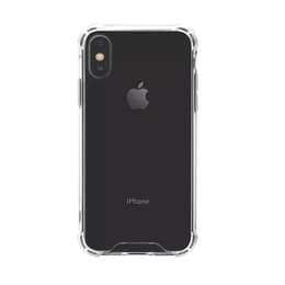 Funda iPhone XS Max y 2 protectores de pantalla - Plástico reciclado - Transparente