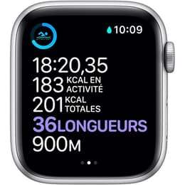 Apple Watch Series 6 (2020) GPS 44 mm - Aluminio Plata - Correa deportiva Rosa