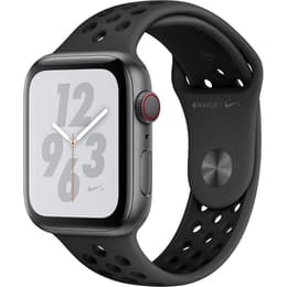 Apple Watch (Series 4) 2018 GPS 44 mm - Aluminio Gris espacial - Deportiva Nike Negro