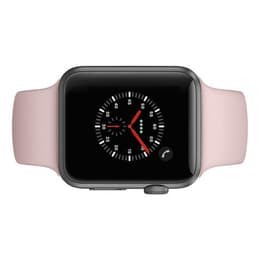 Apple Watch (Series 3) 2017 GPS + Cellular 42 mm - Aluminio Gris espacial - Deportiva Rosa