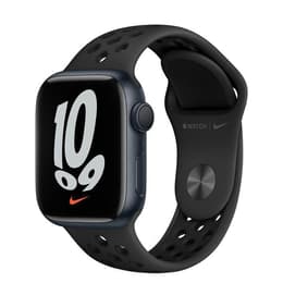 Apple Watch Series 7 (2021) GPS + Cellular 41 mm - Aluminio Medianoche - Correa Nike Sport Negro
