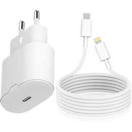 Cable y enchufe (USB-C + Lightning) 25W - Evetane