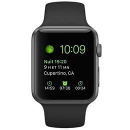 Apple Watch (Series 1) 38 mm - Aluminio Gris espacial - Deportiva Negro