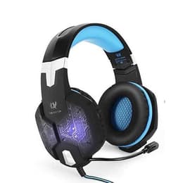 Cascos reducción de ruido gaming con cable micrófono Kotion Each G1000 - Negro/Azul