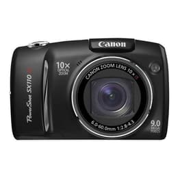 Cámara compacta - Canon PowerShot SX100 IS - Negro + Objetivo Canon Zoom Lens 36-360mm f/2.8-4.3