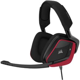 Cascos reducción de ruido gaming con cable micrófono Corsair VOID ELITE SURROUND - Rojo
