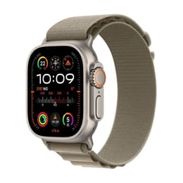 Apple Watch (Ultra) 2023 GPS + Cellular 49 mm - Titanio Gris - Correa Loop Alpine Verde