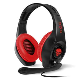 Cascos reducción de ruido gaming con cable micrófono Spirit Of Gamer Pro-NH5 - Negro/Rojo