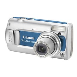 Compacta Canon PowerShot A470 - Gris/Azul + Lens Canon Zoom 6.3-21.6mm f/3.0-5.8