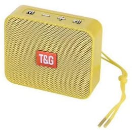 Altavoz Bluetooth T&G TG-166 Square Mini - Amarillo