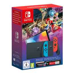 Switch OLED 64GB - Negro - Edición limitada Switch OLED Mario Kart 8 Deluxe + Mario Kart 8 Deluxe