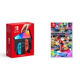 Switch OLED 64GB - Negro - Edición limitada Switch OLED Mario Kart 8 Deluxe + Mario Kart 8 Deluxe
