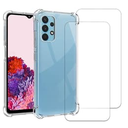 Funda Galaxy A53 5G y 2 protectores de pantalla - TPU - Transparente
