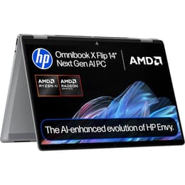 HP OmniBook X Flip ‎BV3J4EA#ABU 14" Ryzen AI 7 2 GHz - SSD 1 TB - 16GB - QWERTY - Inglés