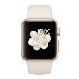 Apple Watch (Series 1) 2016 GPS 42 mm - Aluminio Oro - Deportiva Blanco