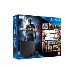 PlayStation 4 1000GB - Negro + Uncharted 4