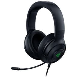 Cascos reducción de ruido gaming con cable micrófono Razer Kraken V3 X - Negro