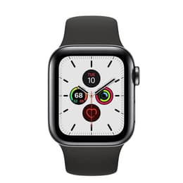 Apple Watch Series 5 (2019) GPS + Cellular 44 mm - Aluminio Gris espacial - Correa deportiva Negro